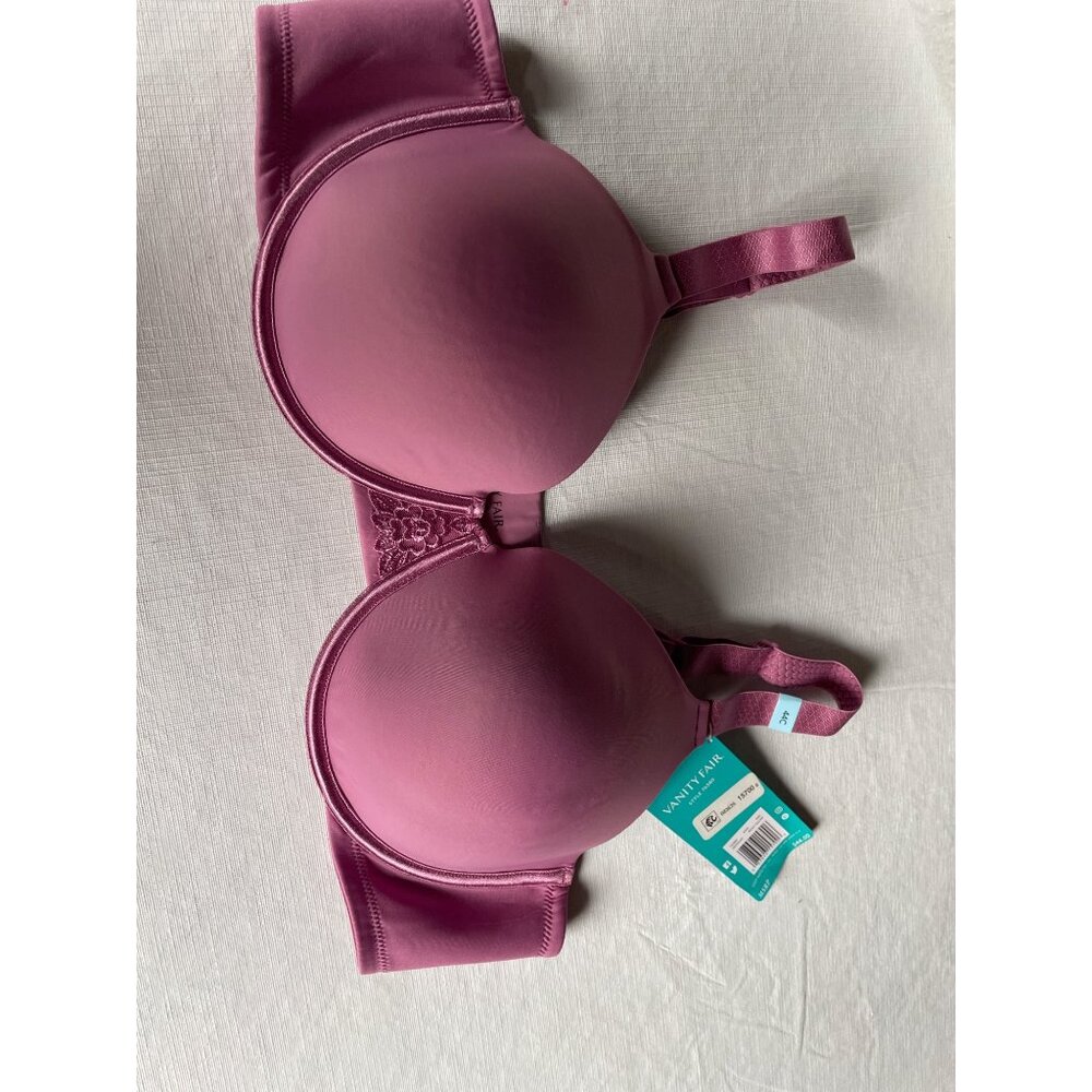 Vanity Fair Beauty Back Full Figure Bra 44C Rosy Glow Smooth Back Underwire